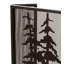 Tall Pines 3 Panel Fireplace Screen