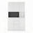 74" Kitchen Pantry Cabinet With Charging Station-460841465