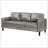 Grey Track Arm Sofa