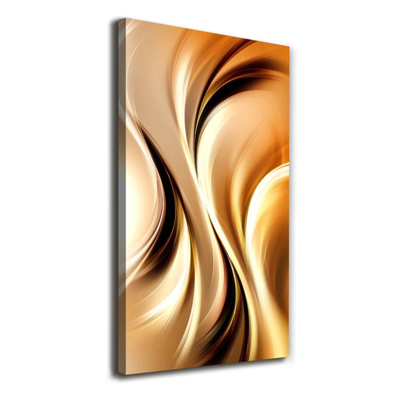 Abstract Waves - Wrapped Canvas Print