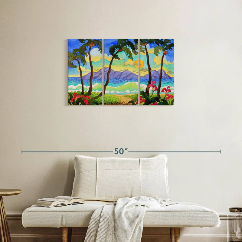 Gillard Tropical Palms, 20" H x 33" W