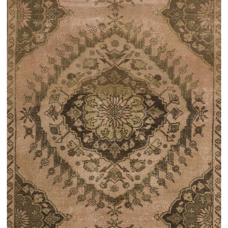Tapis de couloir rétro, tapis de couloir fait à la main, tapis de couloir turc