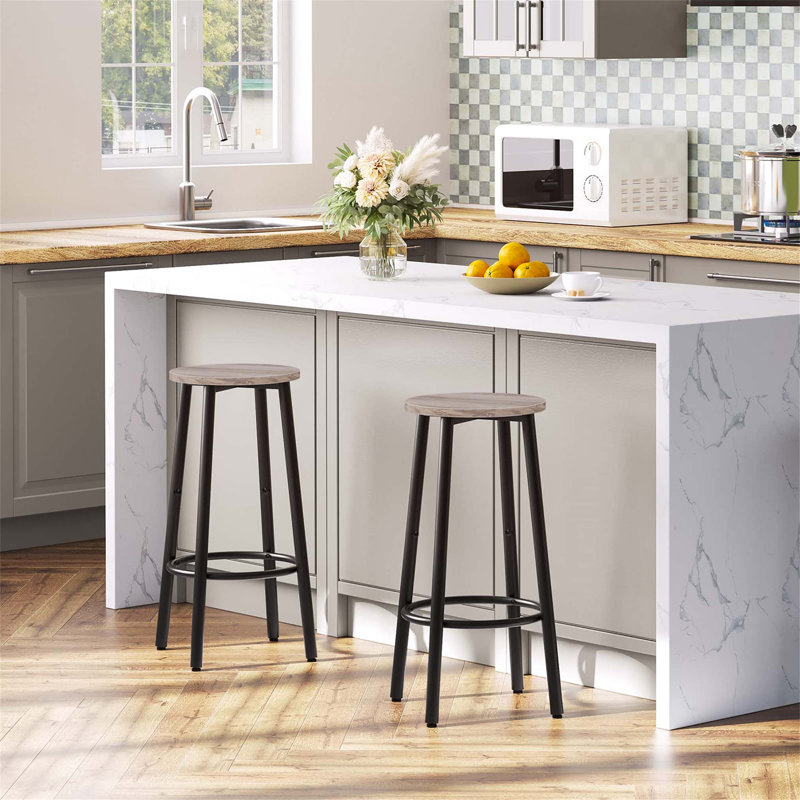 Bigvai Counter Stool with Metal Frame, Grey