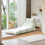 Canapé à compression moderne pliable en velours côtelé - 1 personne convertible avec coussin en mousse amovible pour tout espace sans assemblage requis-1466128526