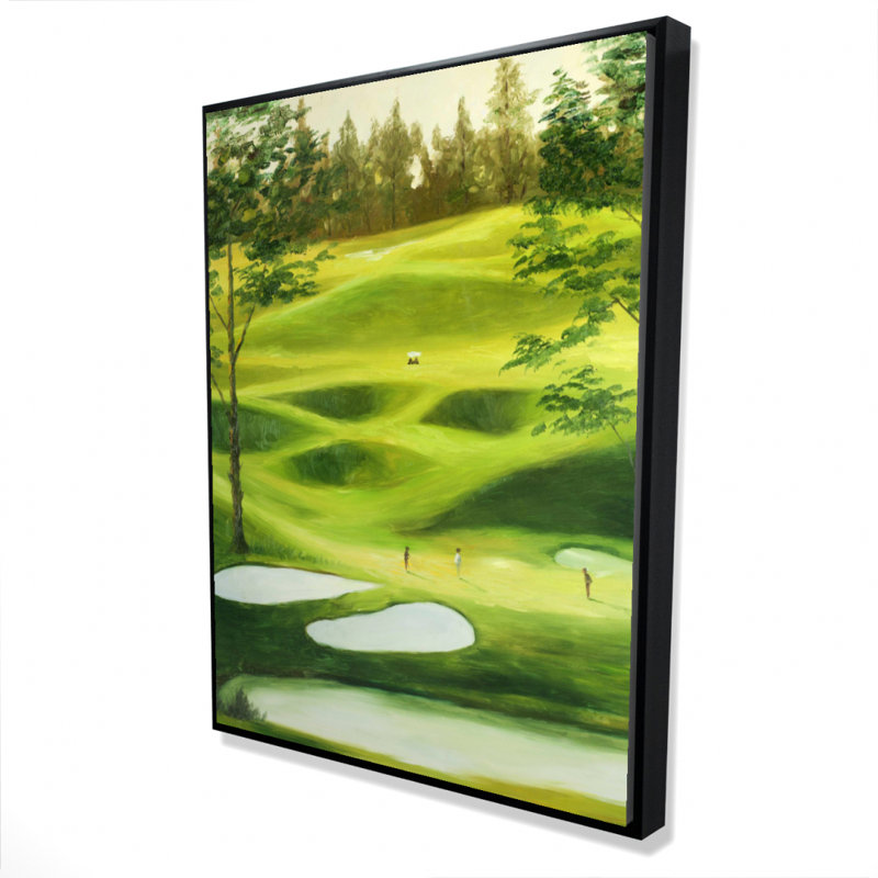 Big Golf Course Print On Canvas