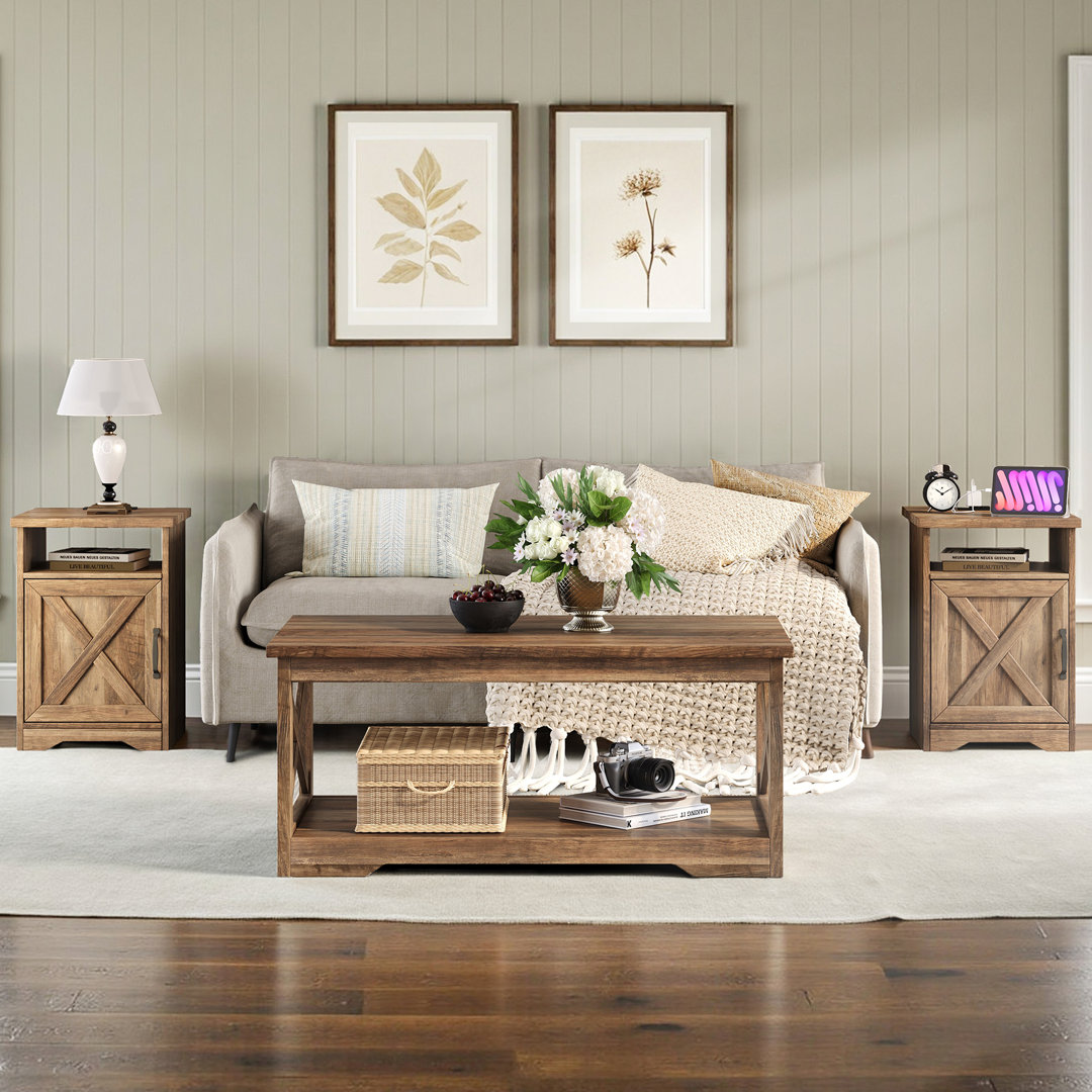 Chiara 2 Piece Coffee Table Set