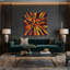 «Neo Expressionism 9», art mural sur toile mauve-1771156809