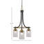 Lustre 3 lumières avec verre 4 "Paramount-73480103-89576414-89576408