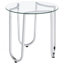 Ensemble de tables basses chromées 2 pièces