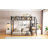 Twin Size Metal Loft Bed with Upper Grid Storage Shelf and Lateral Storage Ladder-302239339