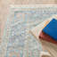 Tapis oriental bleu / rouge fait à la main Hadden-1205005325