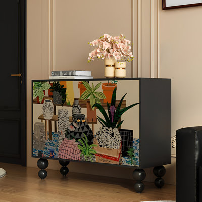 Chinese retro-style sideboard cabinet