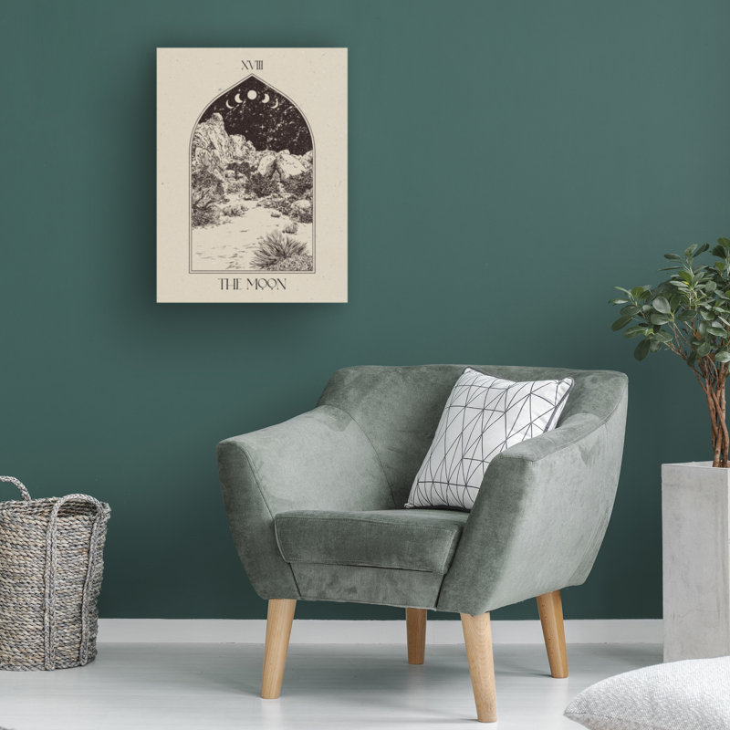 Art sur toile, «Bachelo NKTN The Moon», H 19 po x l 14 po