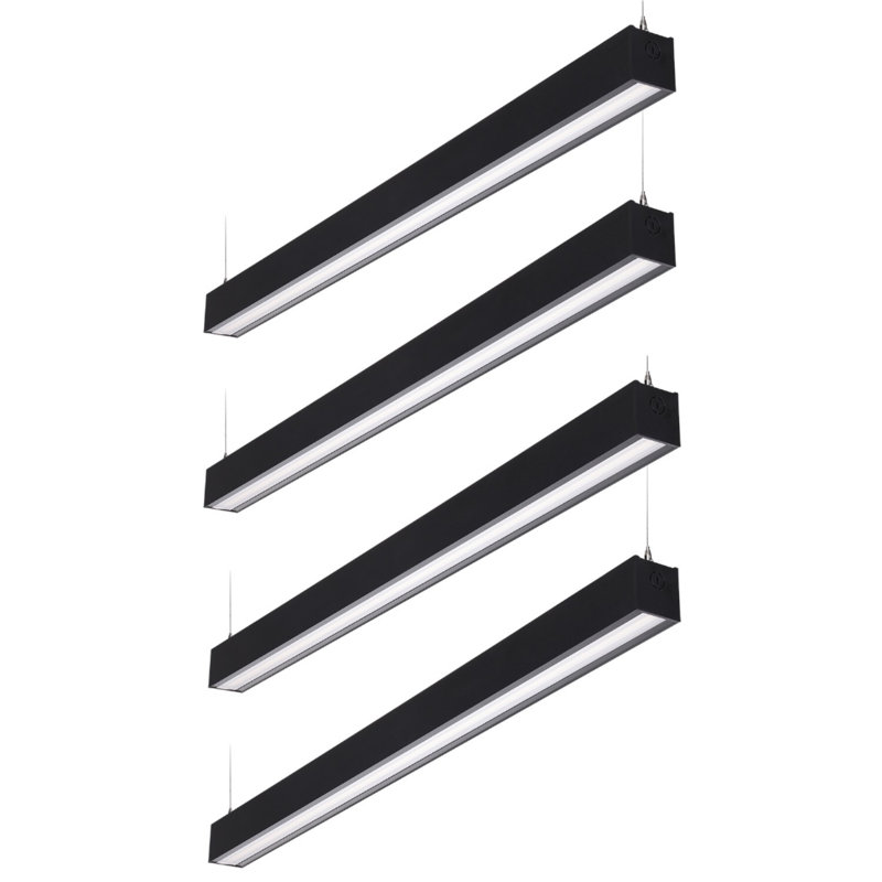 4FT 40W 3CCT Dimmable Wall Washing Asymmetric Linear Light, 3000K/4000K/5000K Selectable