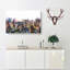 Bangkok Skyline in Thailand in Abstract - Wrapped Canvas-55317520