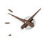 Sunset Solid Wood, Metal Analog Wall Clock-1808150452