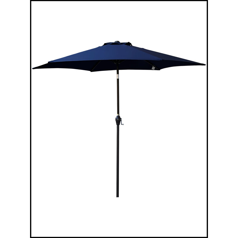 Parasol de marché de 108 po avec manivelle Harborford, Beige