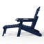 Chaise Adirondack d'extérieur réglable et pliante avec porte-gobelet et repose-pieds dissimulé-1803399233