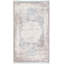 Tapis gris / bleu clair / ivoire Teadora-2090495041
