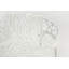 Banc d'extérieur en fonte d'aluminium avec motif papillon-133429420