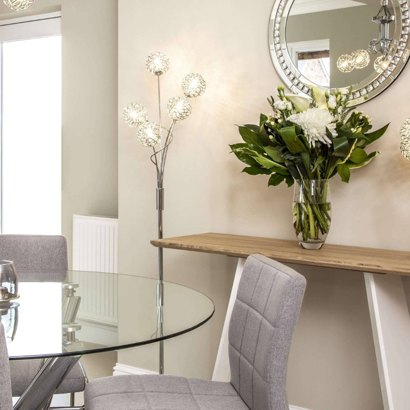 Katelynn 163cm Polished Tree Floor Lamp