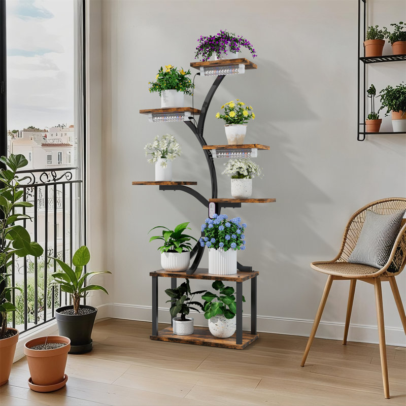 Support pour plante d'intérieur à DEL