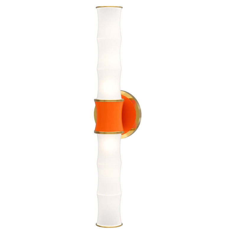 Kane 2 - Light Flush Mounted Sconce, Pumpkin/Gold