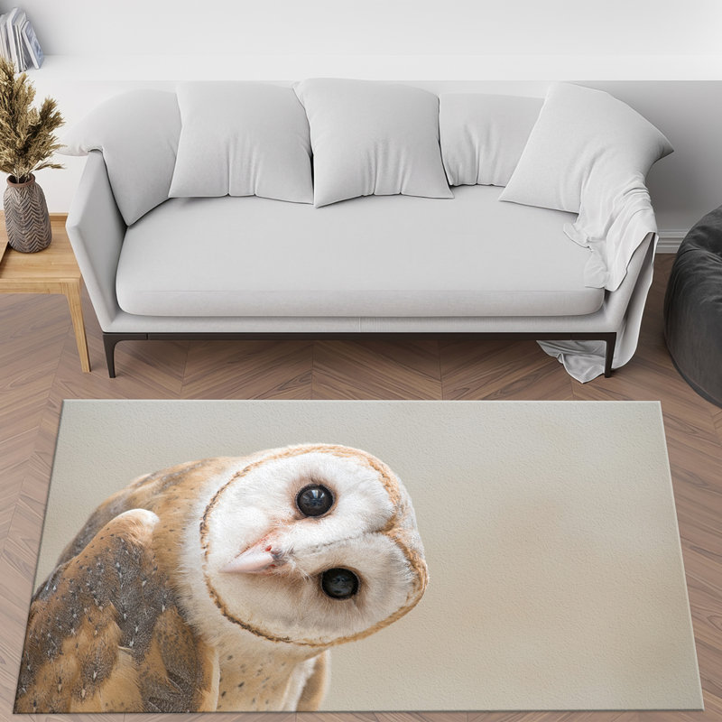 Floral Elegance Non-Woven Soft Type Printed Rug with Scenic Nature-Inspired Design for Enhancing Home Interior Decor