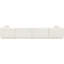 Tissu rembourré 4 pièces Landis Canapé modulaire modulaire-833740648