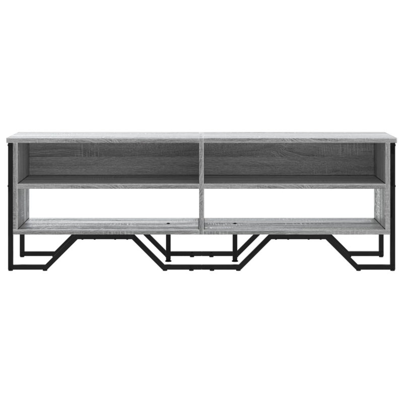 Andan Unfinished TV Stand, 122cm, Grey Sonoma