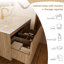 Meuble-lavabo de salle de bain 30 po avec lavabo en céramique