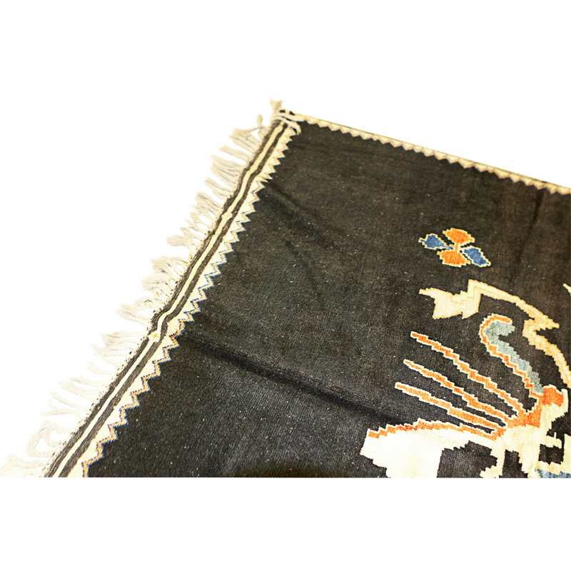 Hand Knotted Wool Area Rug