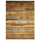 One-of-a-Kind Rectangle 9'10" X 13'4" Hand Knotted Area Rug