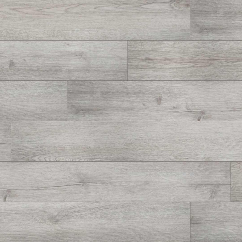Carreau de sol en vinyle aspect bois 6 po x 48 po Pike Pike, Amande blanche