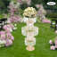 2 pièces 5 niveaux de décoration de mariage en cristal de luxe en métal doré moderne-133419937