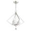 Lustre géométrique à 4 lumières avec détails en cristal Djanae-1257105652