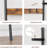 Wooden towel display rack