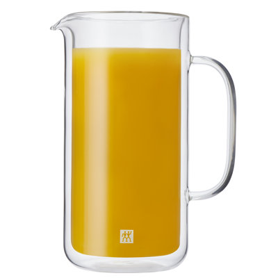 Sorrento Plus Double-Wall Glass Carafe 800 Ml, Borosilicate Glass