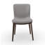 Annie Upholstered Dining Chair with Wooden Legs-128538172