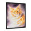 «Beautiful Cat», peinture murale traditionnelle sur toile-1327501575-1327501572