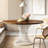 Ashiyah Round Metal Base Dining Table-1749463400-1807005935