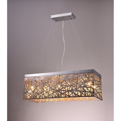 8 - Light Square / Rectangle Chandelier