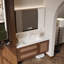 Armoire de salle de bain simple rétro