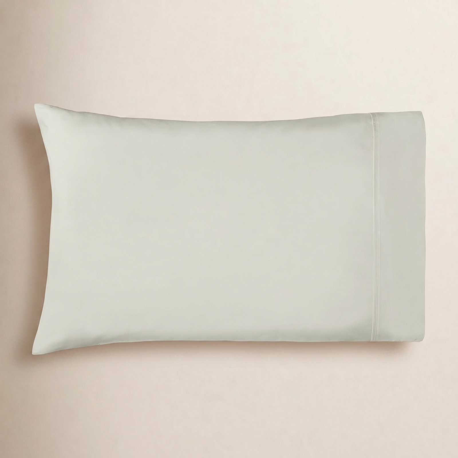 Coyer Classic Cotton Percale Pillowcase Set, Sage, Standard - 2 Standard Pillowcases