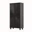 Grande armoire d'appoint avec 4 portes 3D et tiroir, conception Sunburst