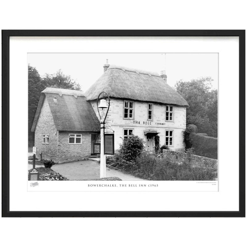 Bowerchalke, The Bell Inn C1965 - Single Picture Frame Print, 60cm H x 80cm W x 2.3cm D