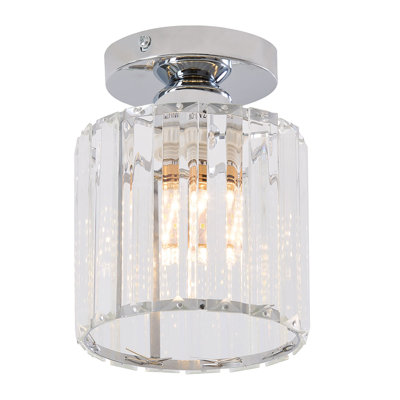 Crystal Semi Flush Mount