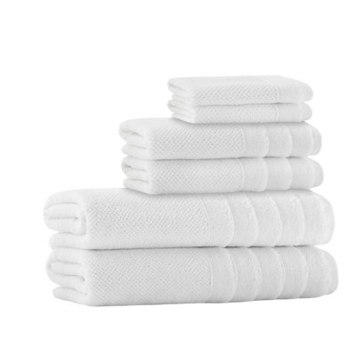 Ensemble de serviettes 6 pièces en coton turc veta