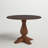 Knaack Extendable Round Solid Wood Dining Table