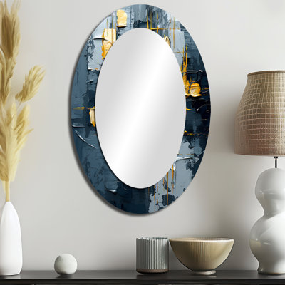Miroir mural oval